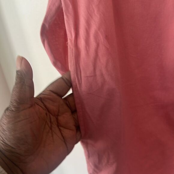 Ophelia & Indigo Midi Pink Button-Up Shirt Dress S/M - Picture 4 of 7